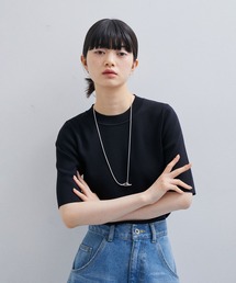 ADAM ET ROPE' | 【逸品シリーズ】クールタッチニットTシャツ(Tシャツ/カットソー)