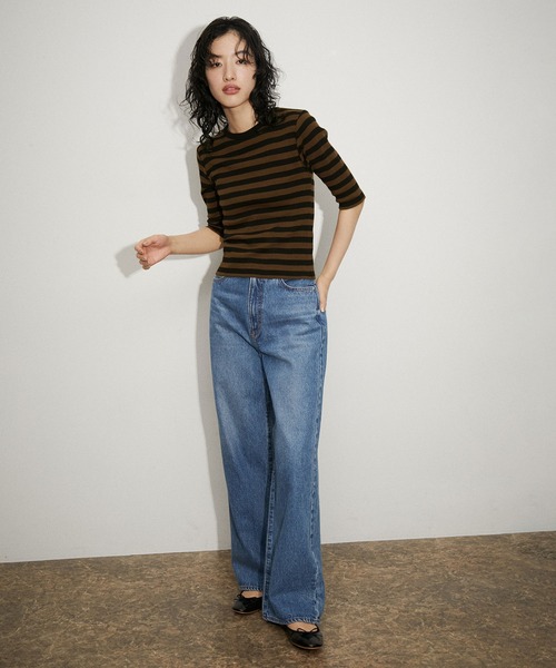 MILLER（ミラー）の「【MILLER for ADAM ET ROPE'】別注 5S/S TEE（Tシャツ/カットソー・レディース・ブラウン/ブラック・FREE）」の4枚目の写真