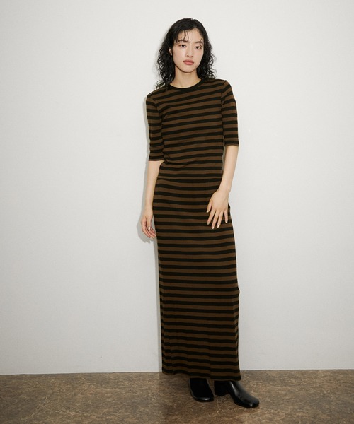 MILLER（ミラー）の「【MILLER for ADAM ET ROPE'】別注 5S/S TEE（Tシャツ/カットソー・レディース・ブラウン/ブラック・FREE）」の5枚目の写真