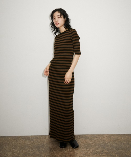 MILLER（ミラー）の「【MILLER for ADAM ET ROPE'】別注 5S/S TEE（Tシャツ/カットソー・レディース・ブラウン/ブラック・FREE）」の16枚目の写真