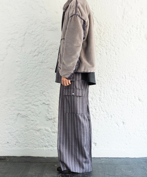 Enharmonic TAVERN（エンハーモニックタヴァーン）の「Fur blouson（ブルゾン・メンズ・ベージュ/グレー・44/46/48）」の10枚目の写真