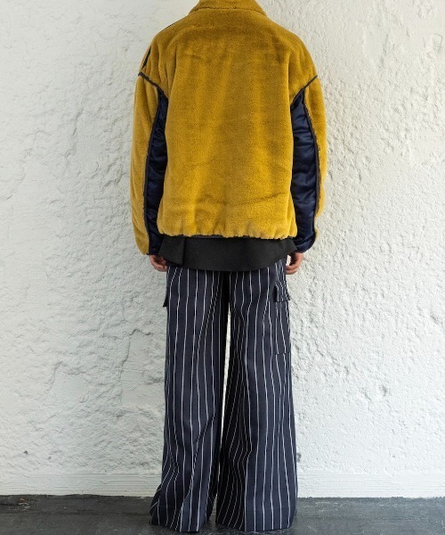 Enharmonic TAVERN（エンハーモニックタヴァーン）の「Fur blouson（ブルゾン・メンズ・ベージュ/グレー・44/46/48）」の18枚目の写真