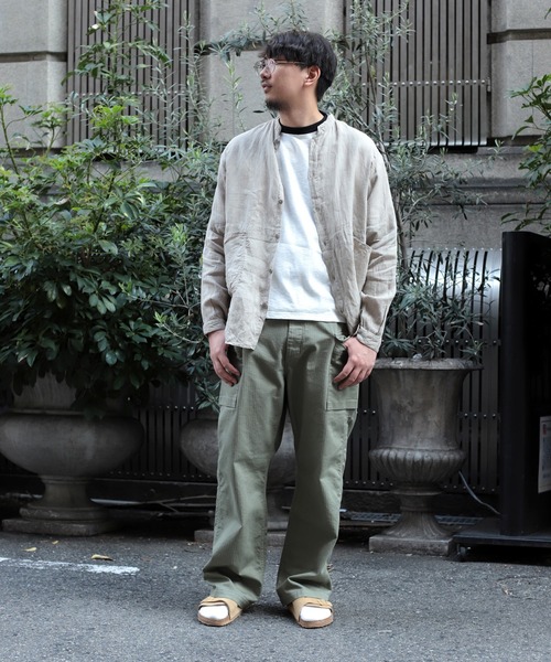 メンズ　パンツ　新品　E.G　WORKADAY　Olive　３２　L　８４　米国 EDWIN エドウィン ゼットジーンズ ZED JEANS スリムカーゴパンツ