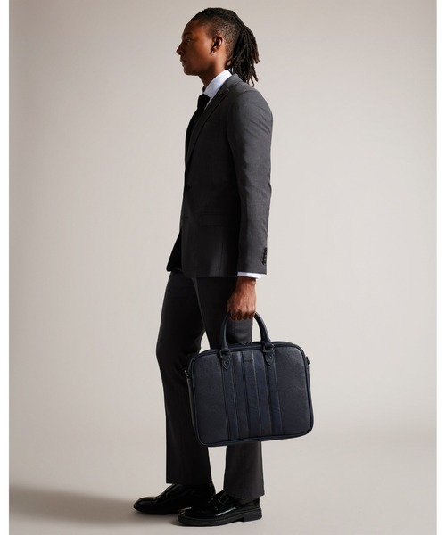 Ted Baker（テッドベーカー）の「WAYMON ハウスチェック PU　ドキュメントバッグ（ビジネスバッグ・メンズ・ネイビー・O/S）」の6枚目の写真