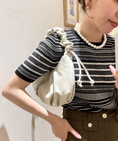 flower（フラワー）の「ドロップショートネックレス（ネックレス・レディース・ホワイト・FREE）」の22枚目の写真