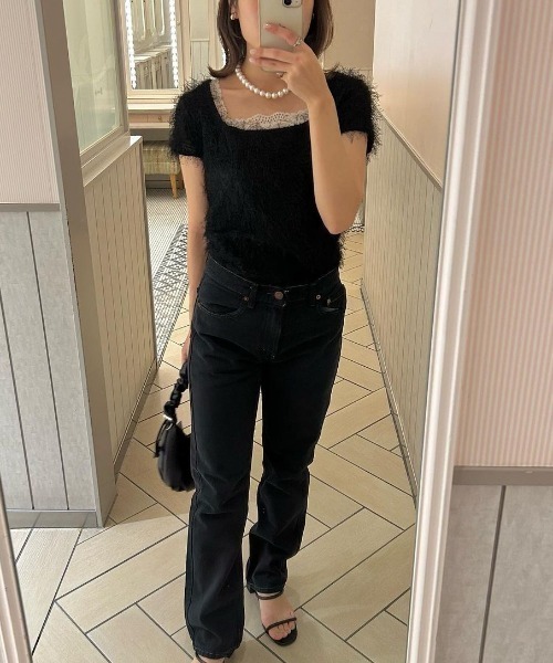 flower（フラワー）の「ドロップショートネックレス（ネックレス・レディース・ホワイト・FREE）」の13枚目の写真