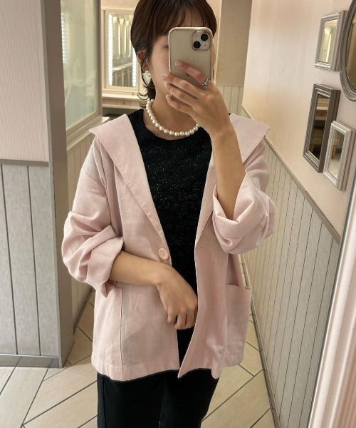 flower（フラワー）の「ドロップショートネックレス（ネックレス・レディース・ホワイト・FREE）」の12枚目の写真