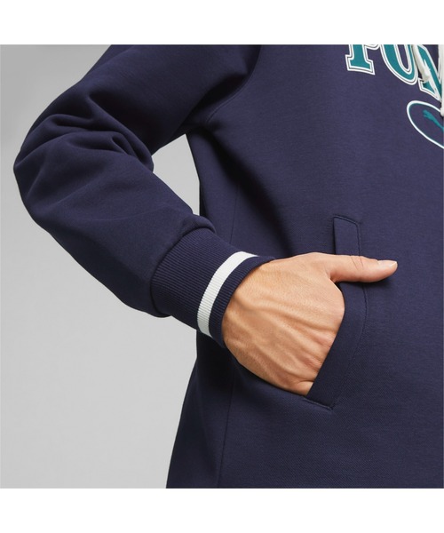 PUMA（プーマ）の「PUMA プーマ メンズ PUMA SQUAD フーディー（スウェット・メンズ・ネイビー/レッド/ライトグレー・XX-LARGE/LARGE/SMALL/MEDIUM/X-LARGE）」の5枚目の写真