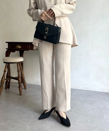 prose verse | スリムラインひざ下ストレートパンツ(スラックス)