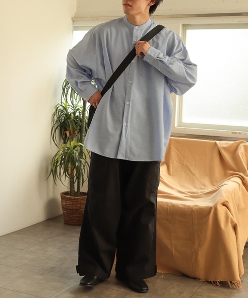 SENSE OF PLACE by URBAN RESEARCH（センスオブプレイスバイアーバンリサーチ）の「ウォッシュドカーゴワイドパンツ（その他パンツ・メンズ・ブラック/オリーブ・MEDIUM/LARGE）」の12枚目の写真