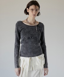 PRANK PROJECT | ディープUネックリブトップ / Deep U Neck Rib Top(Tシャツ/カットソー)