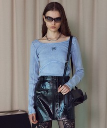 PRANK PROJECT | ディープUネックリブトップ / Deep U Neck Rib Top(Tシャツ/カットソー)