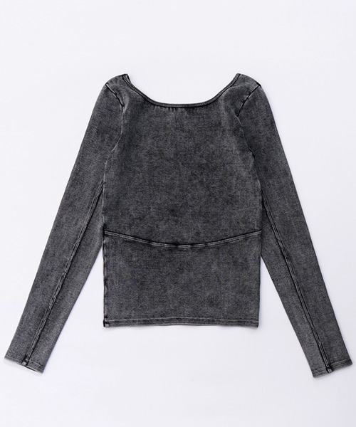 PRANK PROJECT（プランクプロジェクト）の「ディープUネックリブトップ