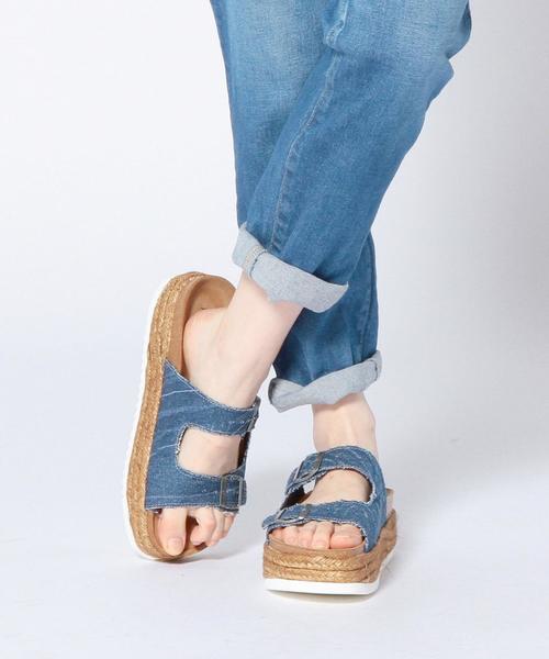 Jeffrey Campbell（ジェフリーキャンベル）の「JEFFREY CAMPBELLジュートデニムサンダル/BCJ/C 2ST JUTEDNM SNDL40◆（サンダル・レディース・ロイヤルブルー・37/38/36）」の8枚目の写真