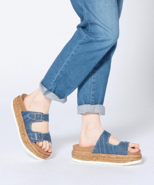 jeffreycampbell ジュート巻きデニムサンダル ジェフリーキャンベル