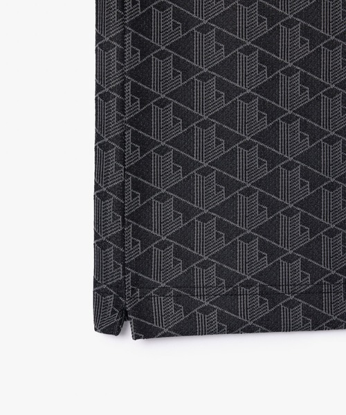 モノグラムジャカード半袖ポロシャツ（ポロシャツ）｜LACOSTE