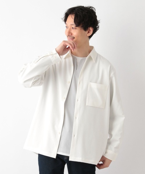 GLOBAL WORK(グローバルワーク)の「アーバンシャツ/198199(シャツ/ブラウス・メンズ・グレー系その他6/ホワイト系その他2/グレー系その他7/ダークブルー/ブラック・LARGE/SMALL/MEDIUM)」の8枚目の写真