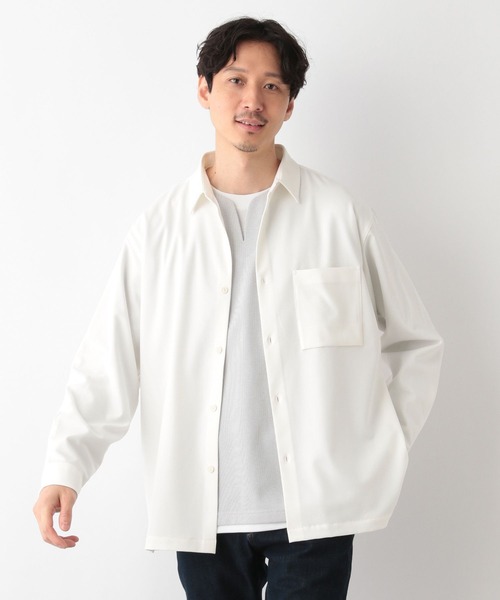 GLOBAL WORK(グローバルワーク)の「アーバンシャツ/198199(シャツ/ブラウス・メンズ・グレー系その他6/ホワイト系その他2/グレー系その他7/ダークブルー/ブラック・LARGE/SMALL/MEDIUM)」の9枚目の写真