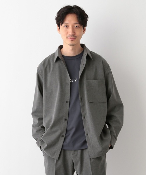 GLOBAL WORK(グローバルワーク)の「アーバンシャツ/198199(シャツ/ブラウス・メンズ・グレー系その他6/ホワイト系その他2/グレー系その他7/ダークブルー/ブラック・LARGE/SMALL/MEDIUM)」の20枚目の写真