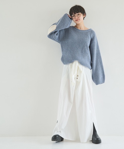 Crisp（クリスプ）の「プレイフルロングシャツワンピース（ワンピース・レディース・ベージュ/マスタード/ホワイト・FREE）」の2枚目の写真