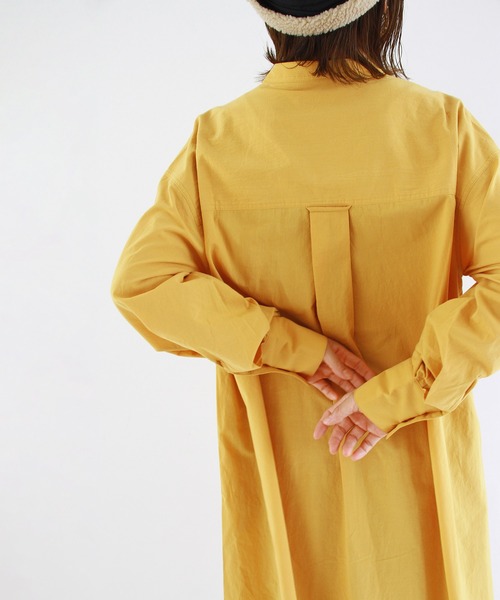 Crisp（クリスプ）の「プレイフルロングシャツワンピース（ワンピース・レディース・ベージュ/マスタード/ホワイト・FREE）」の20枚目の写真