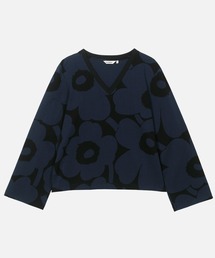 マリメッコ kivet キヴェット カットソー ＴシャツロンT　Mサイズ marimekko（マリメッコ）の「Unikko / Travee cotton jersey top