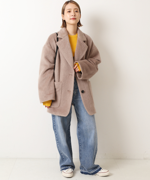 Spick and Span シャギージャケットコート セール】シャギージャケットコート（その他アウター）｜Spick & Span