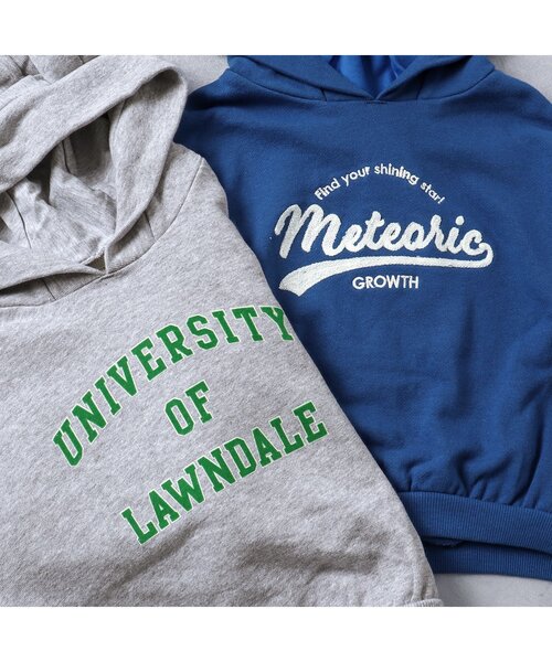 apres les cours(アプレレクール)の「アニマルカレッジパーカー(パーカー・キッズ・ブルー/グレー・80/120/100/130/110/90)」の8枚目の写真