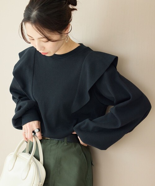 Insect Garden フリル袖トップス 100-140]袖フリルTシャツ(カットソー・Tシャツ) | a.v.v KIDS