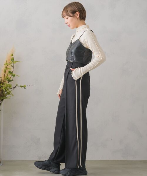 RETRO GIRL（レトロガール）の「ランダムテレコインナー（Tシャツ/カットソー・レディース・ホワイト/ブルー/イエロー/ブラック・FREE）」の7枚目の写真