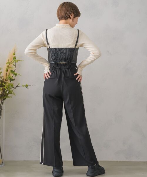 RETRO GIRL（レトロガール）の「ランダムテレコインナー（Tシャツ/カットソー・レディース・ホワイト/ブルー/イエロー/ブラック・FREE）」の8枚目の写真