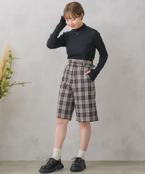 RETRO GIRL（レトロガール）の「ランダムテレコインナー（Tシャツ/カットソー・レディース・ホワイト/ブルー/イエロー/ブラック・FREE）」の12枚目の写真