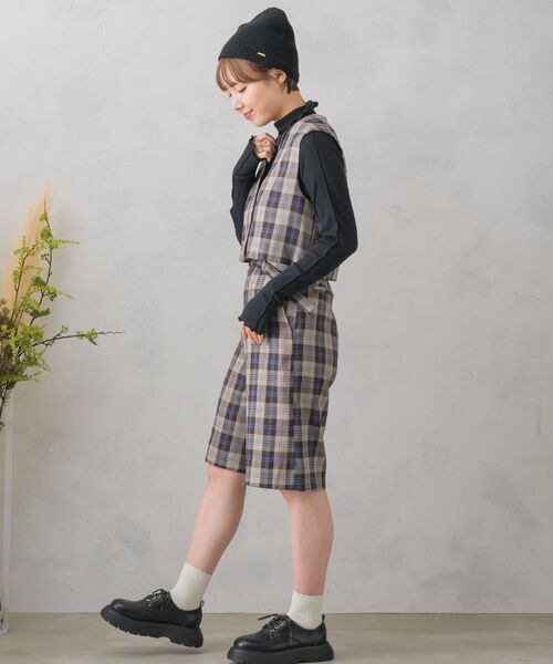 RETRO GIRL（レトロガール）の「ランダムテレコインナー（Tシャツ/カットソー・レディース・ホワイト/ブルー/イエロー/ブラック・FREE）」の17枚目の写真