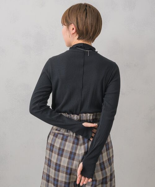 RETRO GIRL（レトロガール）の「ランダムテレコインナー（Tシャツ/カットソー・レディース・ホワイト/ブルー/イエロー/ブラック・FREE）」の20枚目の写真