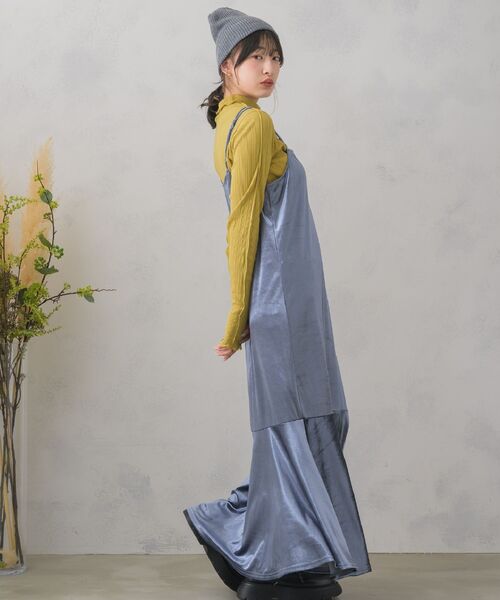 RETRO GIRL（レトロガール）の「ランダムテレコインナー（Tシャツ/カットソー・レディース・ホワイト/ブルー/イエロー/ブラック・FREE）」の22枚目の写真