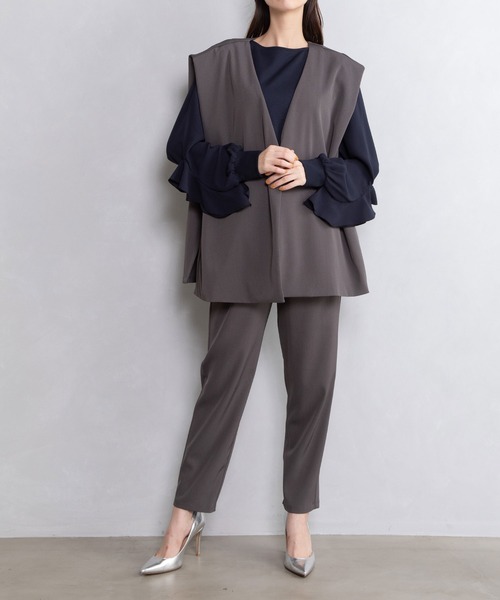 MARECHAL TERRE（マルシャルテル）の「テーパードパンツ（その他パンツ・レディース・チャコールグレー/ブラック/ライトグリーン/ベージュ・SMALL/MEDIUM/LARGE）」の20枚目の写真