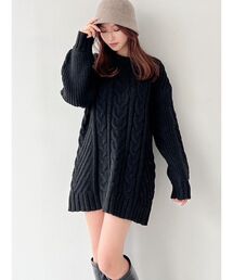 RESEXXY | ケーブルニットチュニック(ニット/セーター)
