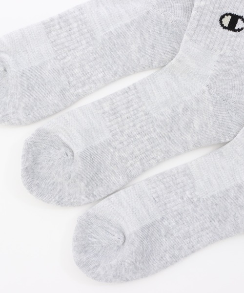 Champion（チャンピオン）の「【Champion/チャンピオン】メンズ 【3足組】 クォーターレングスソックス【ハーフパイル】（ソックス/靴下・メンズ・ブラック/ホワイト/シルバーグレー・LARGE/MEDIUM/SMALL）」の12枚目の写真