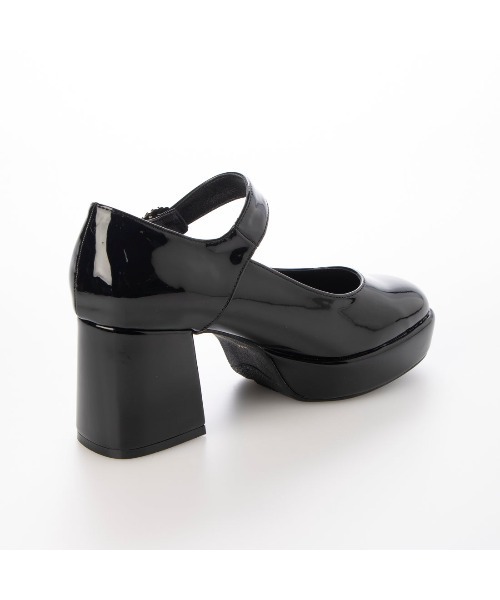 Elvis Luce(エルビスルーチェ)の「ElvisLuce(エルビスルーチェ)7.5cmヒール厚底リングビジューブロックヒールパンプス(パンプス・レディース・ブラック系その他/ブラック・L/M/LL/S)」の9枚目の写真