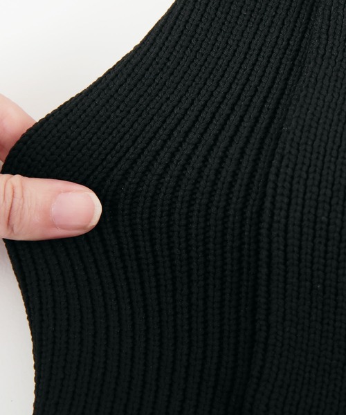 titivate（ティティベイト）の「コクーンスリーブニットブルゾン（ブルゾン・レディース・ブラック/アイボリー・M）」の21枚目の写真