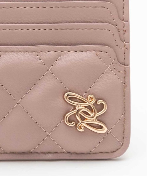 RANDA（ランダ）の「キルティングミニフラグメントケース（カードケース・レディース・ベージュ/ピンク/ブルー/ブラウン/ブラック・FREE）」の10枚目の写真