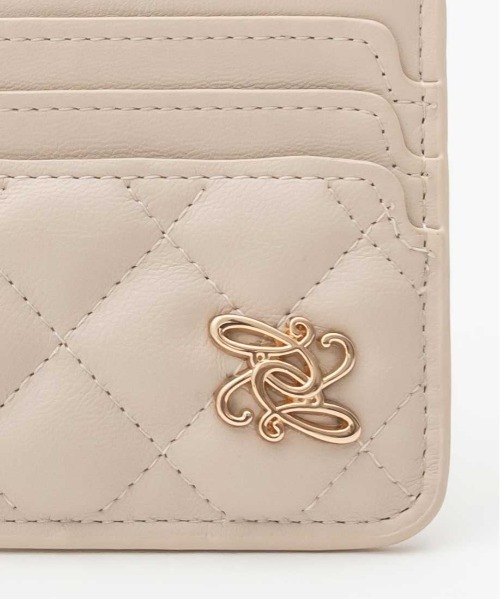 RANDA（ランダ）の「キルティングミニフラグメントケース（カードケース・レディース・ベージュ/ピンク/ブルー/ブラウン/ブラック・FREE）」の12枚目の写真