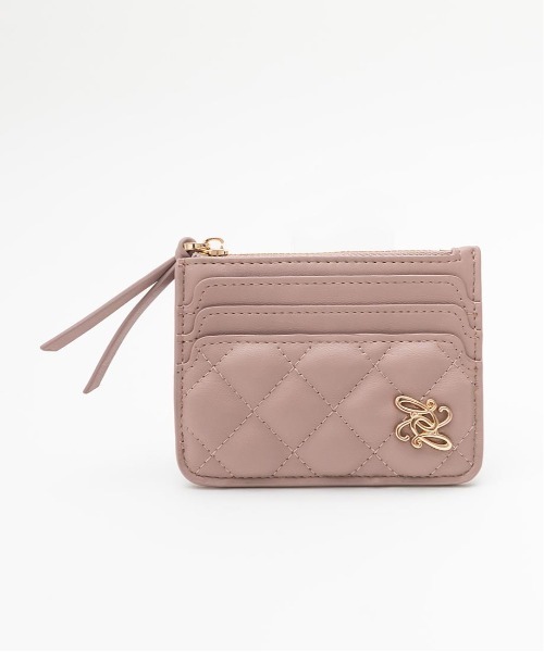 RANDA（ランダ）の「キルティングミニフラグメントケース（カードケース・レディース・ベージュ/ピンク/ブルー/ブラウン/ブラック・FREE）」の15枚目の写真