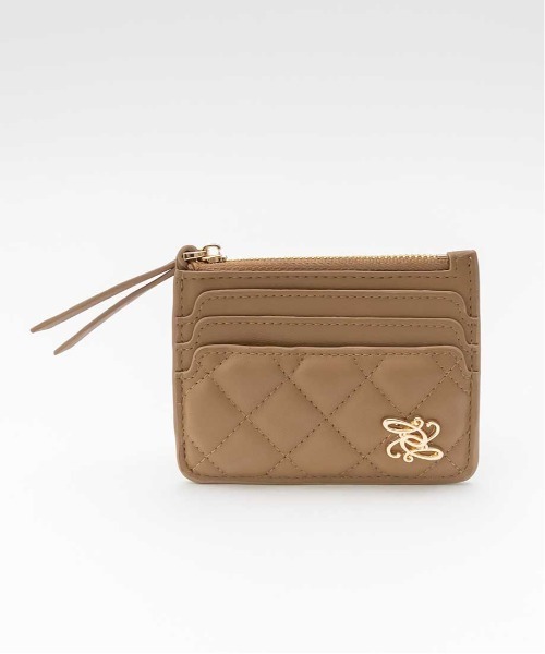 RANDA（ランダ）の「キルティングミニフラグメントケース（カードケース・レディース・ベージュ/ピンク/ブルー/ブラウン/ブラック・FREE）」の17枚目の写真