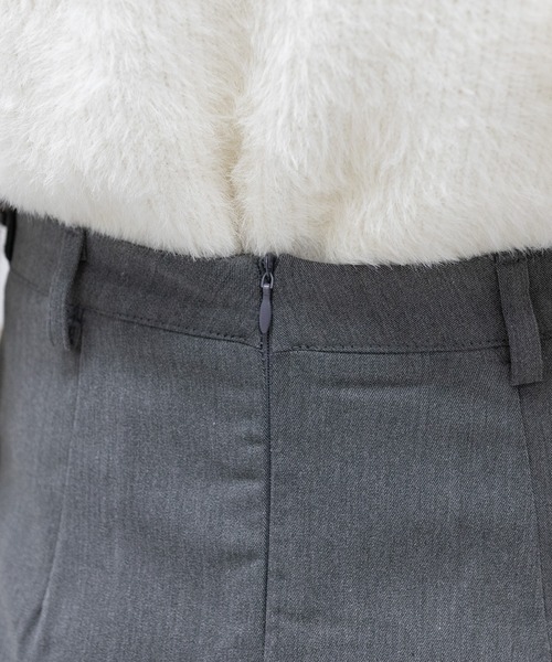 pumpkin port（パンプキンポート）の「サイドベルト インパン付 プリーツミニスカート（スカート・レディース・グレー/ブラック・S/M）」の17枚目の写真