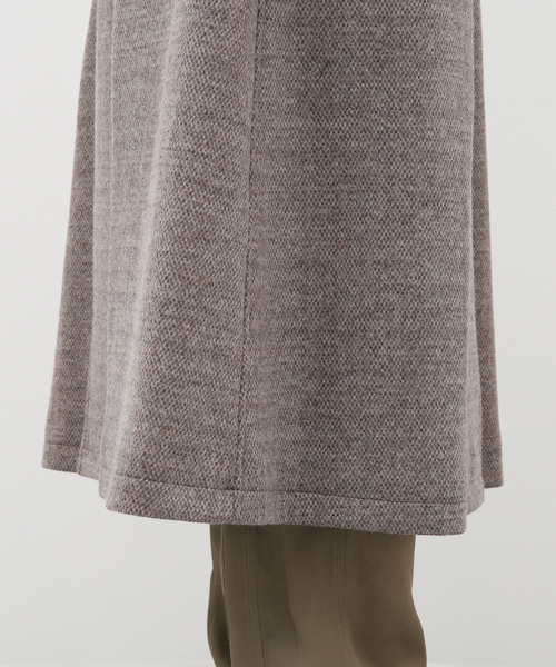 URU（ウル）の「【URU / ウル】KNIT MELTON BALMACAAN COAT（ステンカラーコート・メンズ・ベージュ・3）」の8枚目の写真