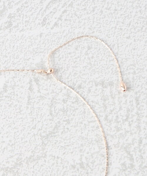 SHOO・LA・RUE（シューラルー）の「◆ウェーブメタルフェイクパールリングネックレス（ネックレス・レディース・ゴールド/ピンクゴールド/シルバー・00）」の7枚目の写真