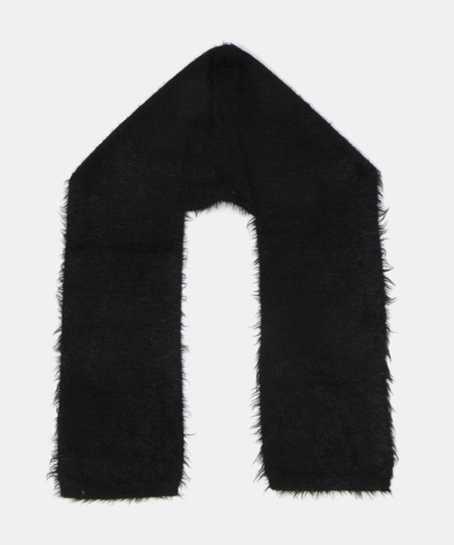 FOREVER 21（フォーエバー トゥエンティーワン）の「【2023AW】シャギーフードマフラー（マフラー・レディース・ピンク/ホワイト系その他/ブラック・FREE）」の8枚目の写真