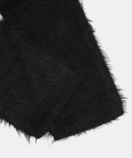 FOREVER 21（フォーエバー トゥエンティーワン）の「【2023AW】シャギーフードマフラー（マフラー・レディース・ピンク/ホワイト系その他/ブラック・FREE）」の10枚目の写真