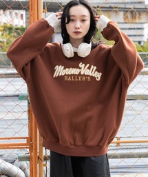 WEGO | WEGO/【23年秋冬新作】リンガーフリースグラフィックプルオーバー(スウェット)